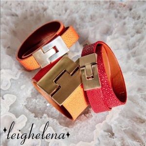 Leigh Elena Double Jigsaw Bracelet Stingray